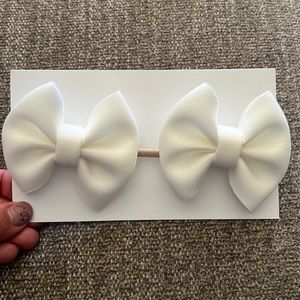 Baby girl Puff double headband